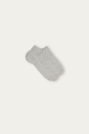 Pánské Ponožky Intimissimi No-show in Terrycloth Šedé | CZ CE3255